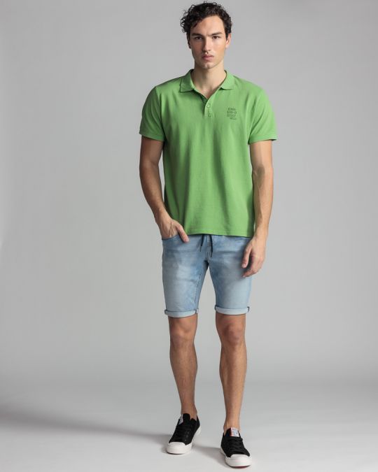 GREEN MEN'S T-SHIRT 1D24SS4062SS2424