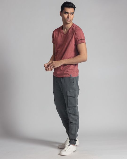 BORDEAUX MEN'S T-SHIRT 1D24SS4051SS3805