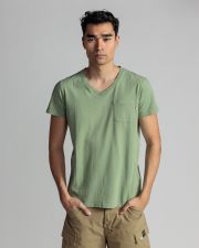 KHAKI MEN'S T-SHIRT