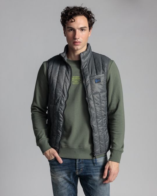 GREY MEN'S VEST 1D24SS7003SL1600