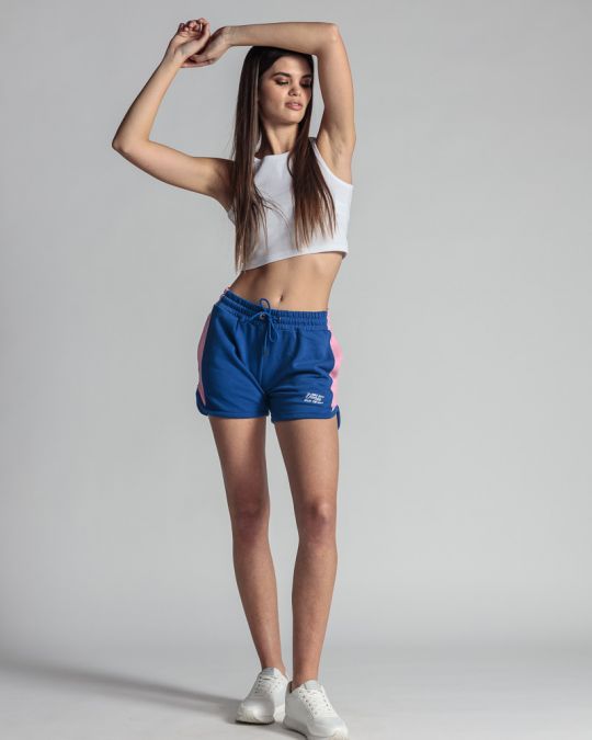 BLUE WOMEN'S SHORTS 2D24SS1555SP0705