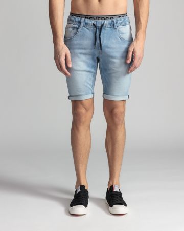 BLUE MEN'S JOGJEAN SHORTS 1D24SS1133MP7170