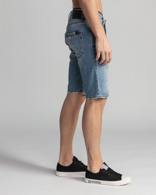 INDIGO MEN'S JEANS SHORTS - FRANK SHORTS 24114 1J24SS0053MP2674ST