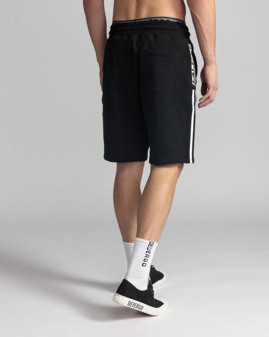 BLACK MEN'S SHORTS 1D24SS1111MP0705