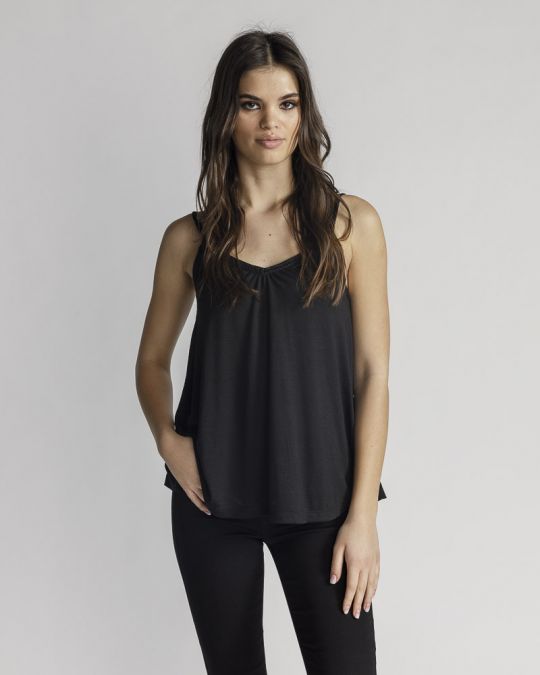 BLACK WOMEN'S TOP 2D24SS4500SL3801