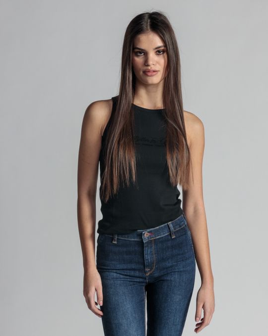 BLACK WOMEN'S TOP 2D24SS4509SL3305