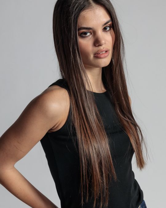 BLACK WOMEN'S TOP 2D24SS4509SL3305