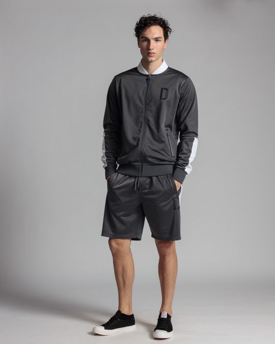 GREY MEN'S SHORTS 1D24SS1112MP0701