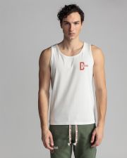 WHITE MEN'S SINGLET