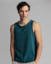 GREEN MEN'S SINGLET