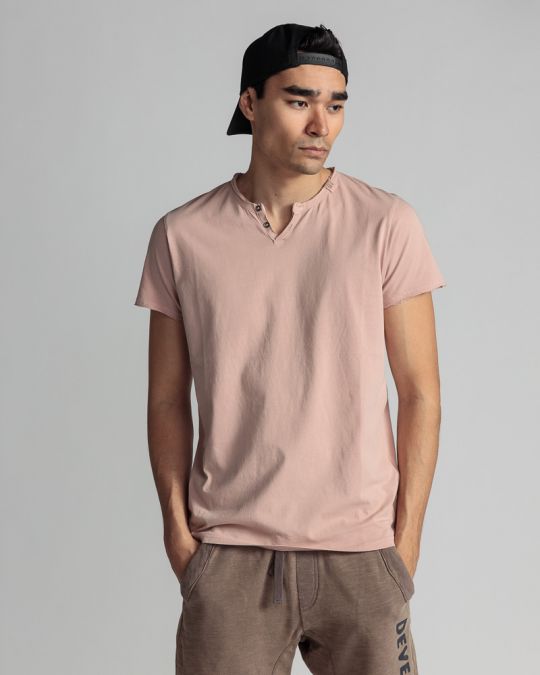 PINK MEN'S T-SHIRT 1D24SS4046SS0106