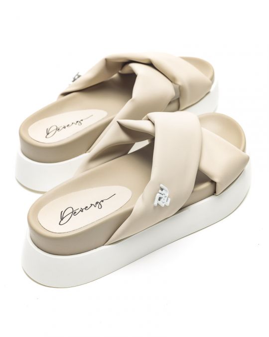 BEIGE WOMEN'S SLIDES - TRIXIE DE24SS2523PU