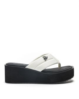 WHITE WOMEN'S SLIDES - NICKY DE24SS2584EV