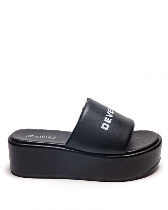 BLACK WOMEN'S SLIDES - MOLLY DE24SS2583PU