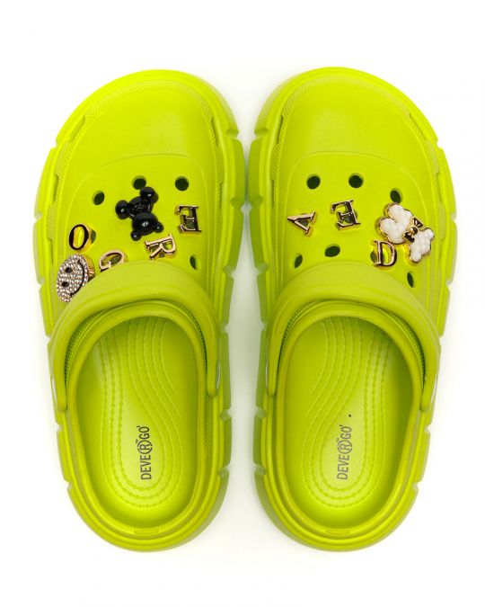 GREEN WOMEN'S SLIDES - MILLIE DE24SS2571EV