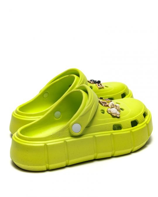 GREEN WOMEN'S SLIDES - MILLIE DE24SS2571EV