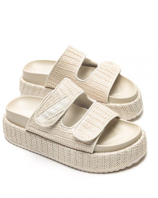 BEIGE WOMEN'S SLIDES - ALEXIS DE24SS2581CA