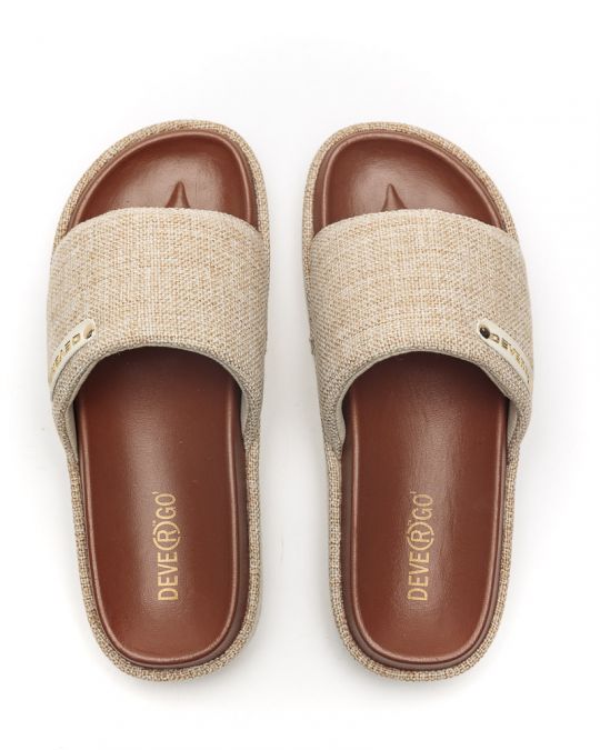 BEIGE WOMEN'S SLIDES - MEGAN DE24SS2582CA