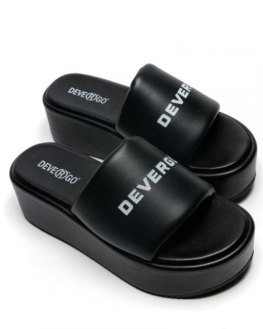 BLACK WOMEN'S SLIDES - MOLLY DE24SS2583PU