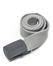 GREY MEN'S LEATHER BELT