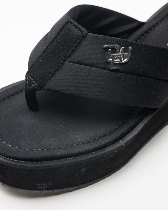 BLACK WOMEN'S SLIDES - NICKY DE24SS2584EV