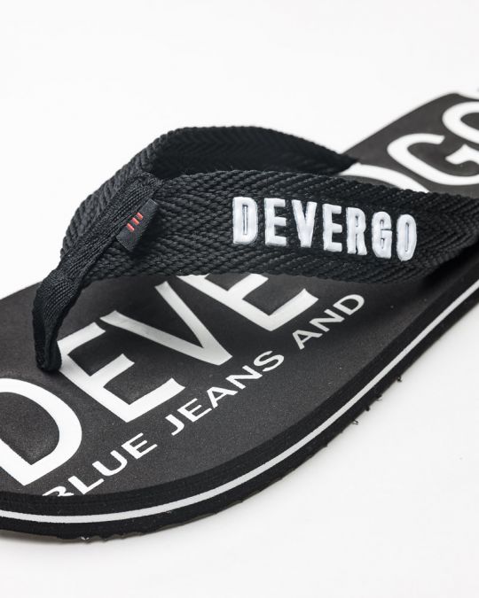BLACK MEN'S SLIDES - EDMUND DE24SS2014EV