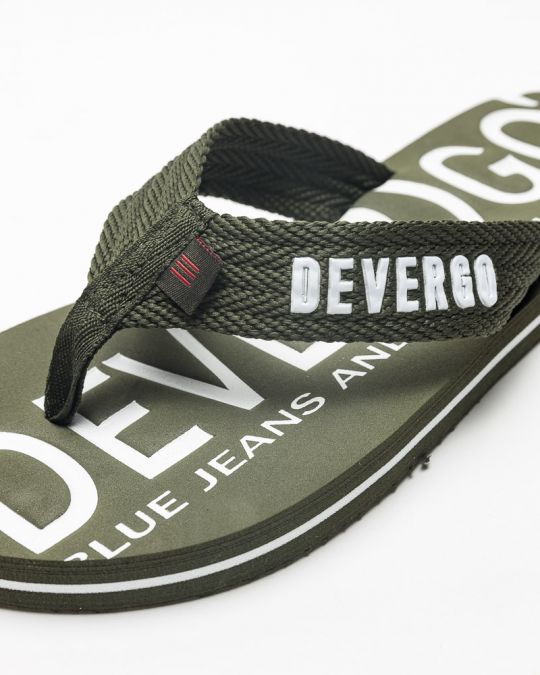 KHAKI MEN'S SLIDES - EDMUND DE24SS2014EV
