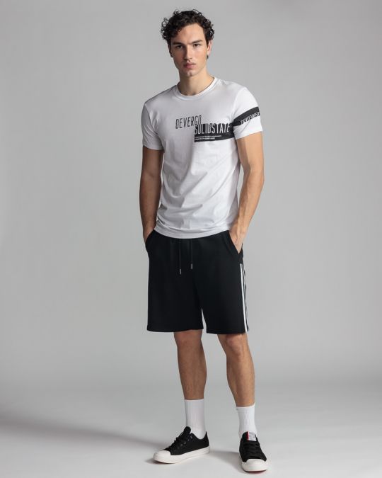 BLACK MEN'S SHORTS 1D24SS1111MP0705
