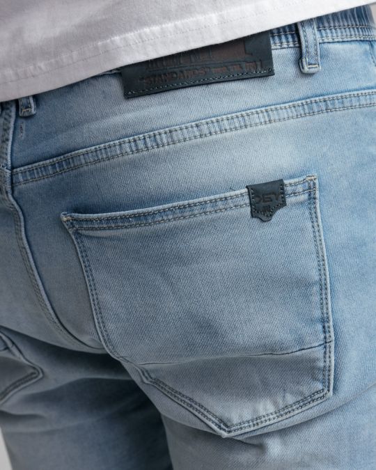 BLUE MEN'S JOGJEAN SHORTS 1D24SS1133MP7170