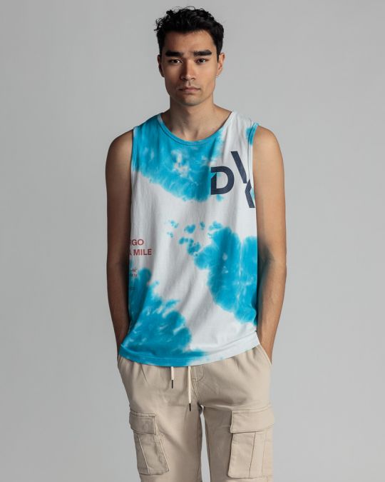 WHITE MEN'S SINGLET 1D24SS4013SL0122