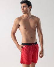 RED MEN'S BEACH SHORTS