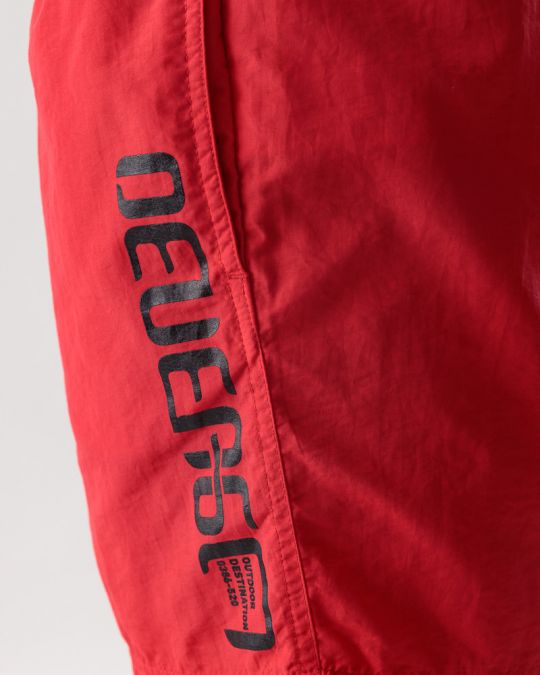 RED MEN'S BEACH SHORTS 1D24SS1054SP6000