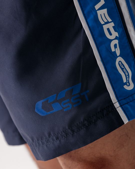 BLUE MEN'S BEACH SHORTS 1D24SS1055SP6000