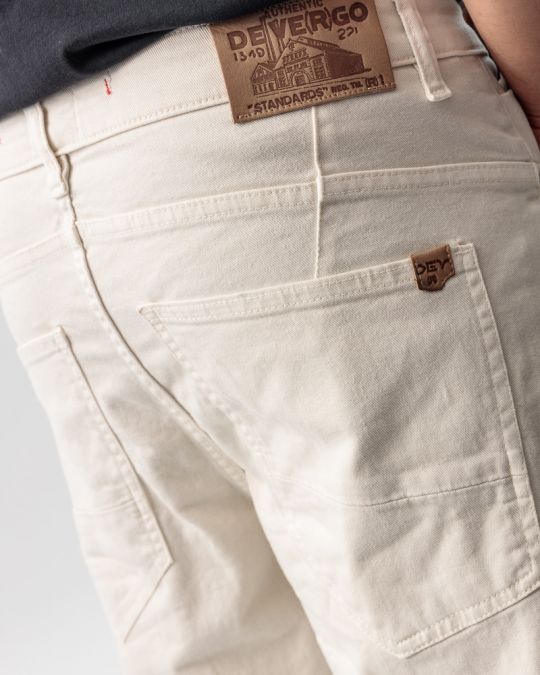 WHITE MEN'S PANTS 1D24SS1001LP1306