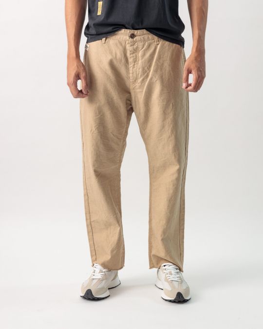 BEIGE MEN'S PANTS 1D24SS1007LP1306