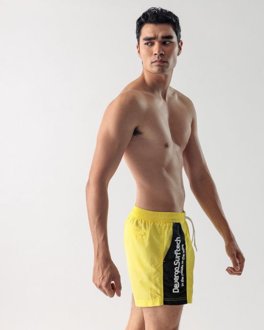 YELLOW MEN'S BEACH SHORTS 1D24SS1052SP6000
