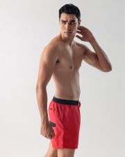 RED MEN'S BEACH SHORTS