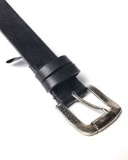 BLACK WOMEN'S LEATHER BELT