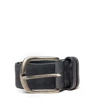 GREY MEN'S LEATHER BELT