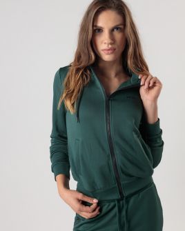 GREEN WOMEN'S SWEATSHIRT 2D24FW4581KA0701