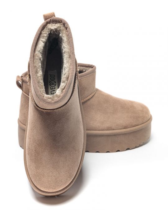 BEIGE WOMEN'S BOOTS - LIL DE24FW1505PU