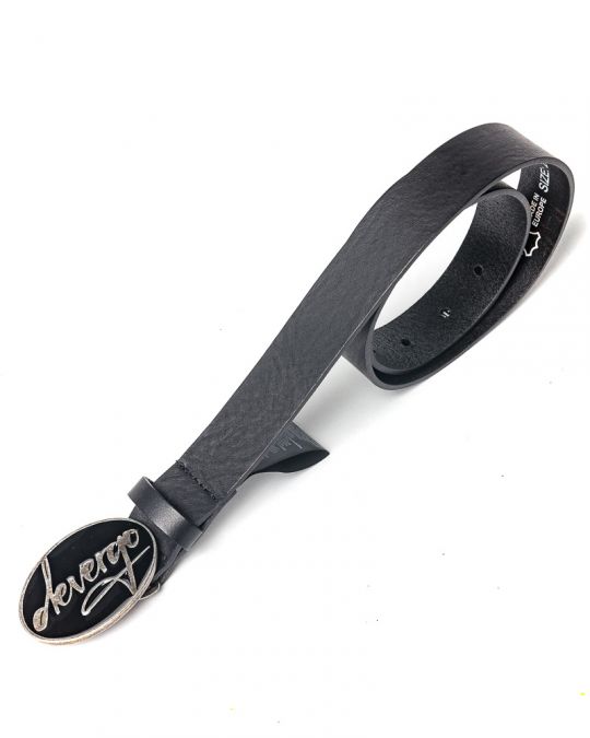 BLACK WOMEN'S LEATHER BELT 2D24FW8580BL2100