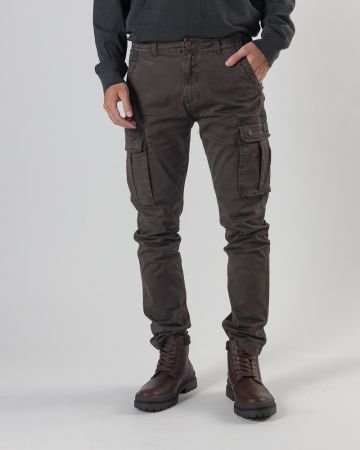 GREY MEN'S PANTS 1D24FW1002LP6106