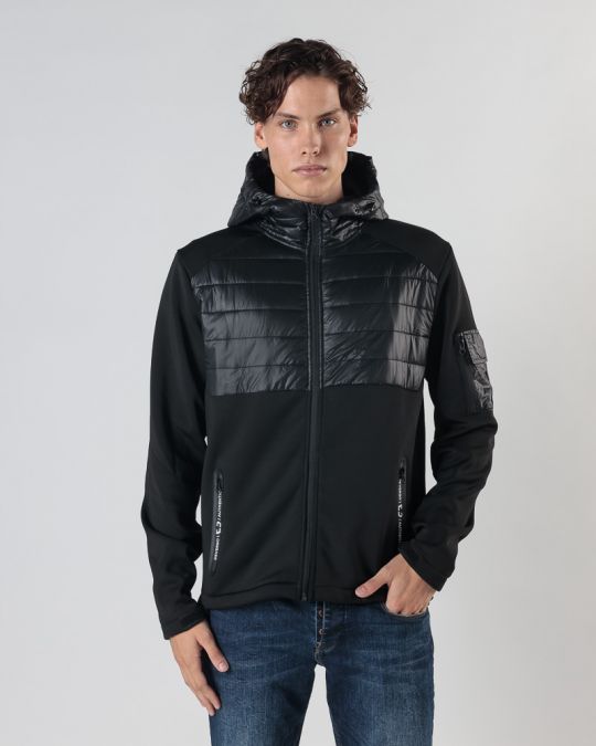 BLACK MEN'S TRANSITIONAL JACKET 1D24FW7016KA1201