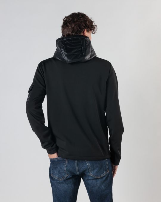 BLACK MEN'S TRANSITIONAL JACKET 1D24FW7016KA1201