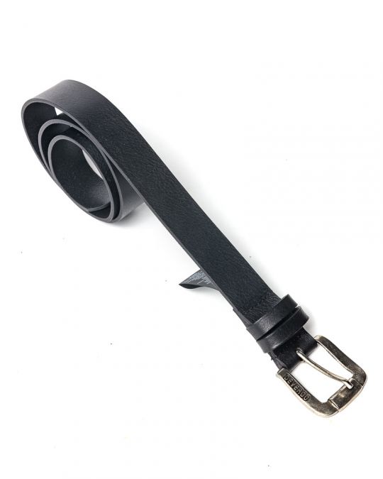 BLACK WOMEN'S LEATHER BELT 2D24FW8582BL2100