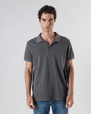 GREY MEN'S POLO SHIRT