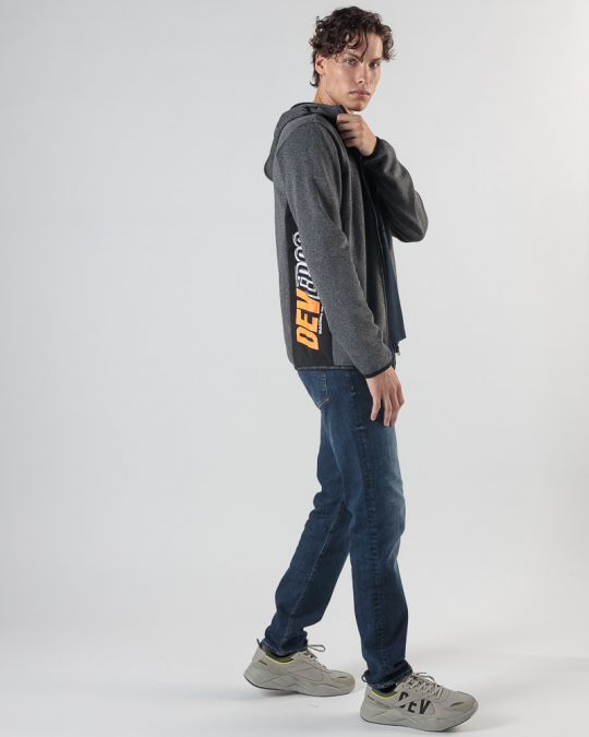 GREY MEN'S TRANSITIONAL JACKET 1D24FW7015KA1201