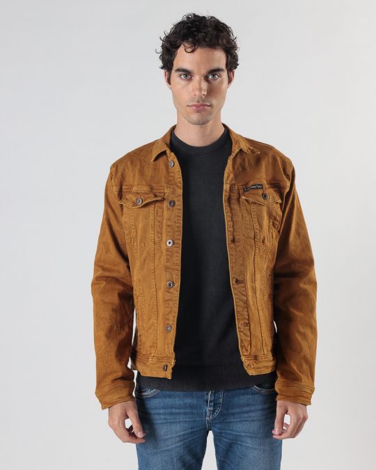 YELLOW MEN'S DENIM JACKET 1D24FW7017KA6106