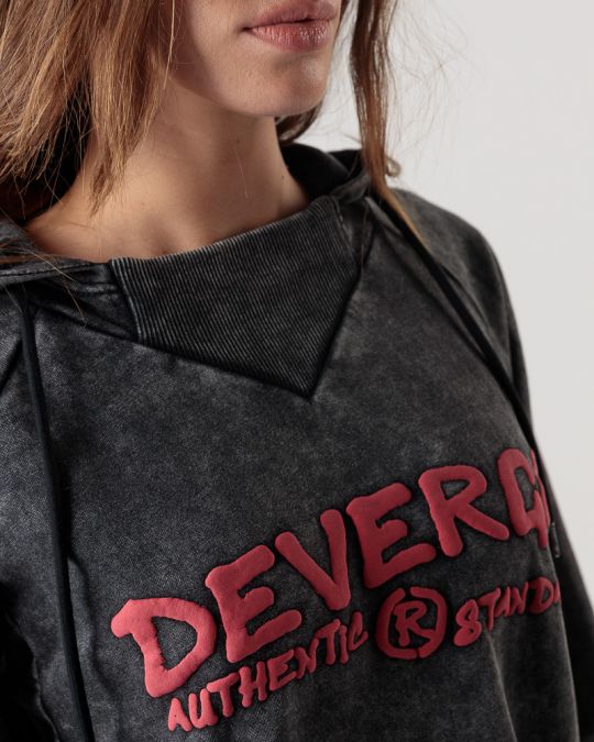 GREY WOMEN'S HOODED DRESS 2D24FW9581DR0724